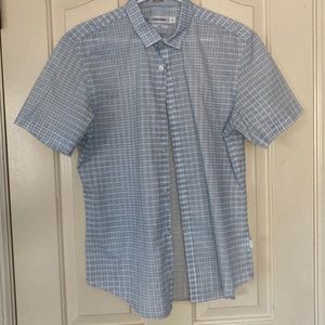 CK short sleeve slim fit button up